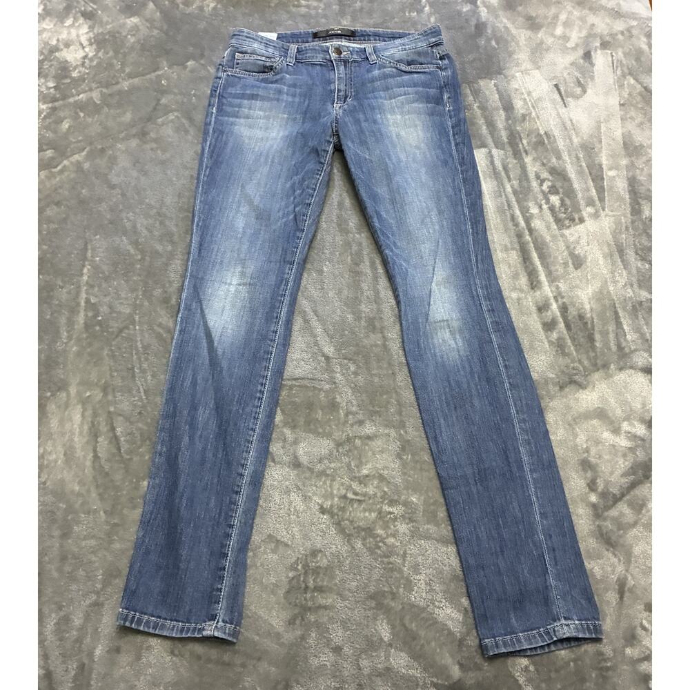 Joes Jeans Womens 27 Blue‎ The Skinny Stretch Mid Rise Rockstar Bikercore Denim